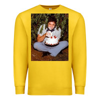 Lemon johnny cash eating cake in a bush Premium Sweatshirt - linhVisuals