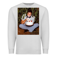Dove Grey johnny cash eating cake in a bush Premium Sweatshirt - linhVisuals