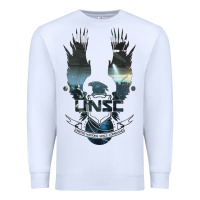 White unsc Premium Sweatshirt - linhVisuals