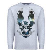 Heather Grey unsc Premium Sweatshirt - linhVisuals