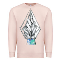 Pale Pink volcom Premium Sweatshirt - linhVisuals