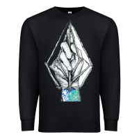 Black volcom Premium Sweatshirt - linhVisuals