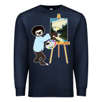 Navy bob sloth Premium Sweatshirt - linhVisuals