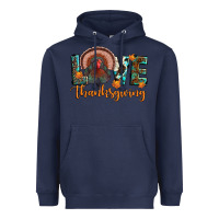 Navy love thanksgiving Heavyweight Hoodie - JahusDesignShop