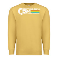 Antique Gold #commodore 64 Premium Sweatshirt - linhVisuals