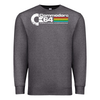 Charcoal Heather #commodore 64 Premium Sweatshirt - linhVisuals