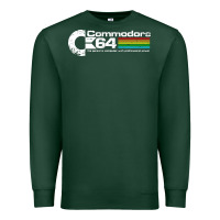 Sports Green #commodore 64 Premium Sweatshirt - linhVisuals
