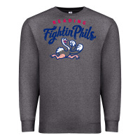 Charcoal Heather reading fightin phils Premium Sweatshirt - linhVisuals