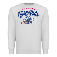 Dove Grey reading fightin phils Premium Sweatshirt - linhVisuals