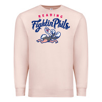 Pale Pink reading fightin phils Premium Sweatshirt - linhVisuals