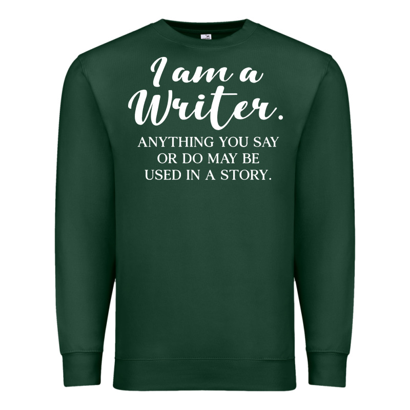 I Am A Writer Premium Sweatshirt by linhVisuals | Teevron