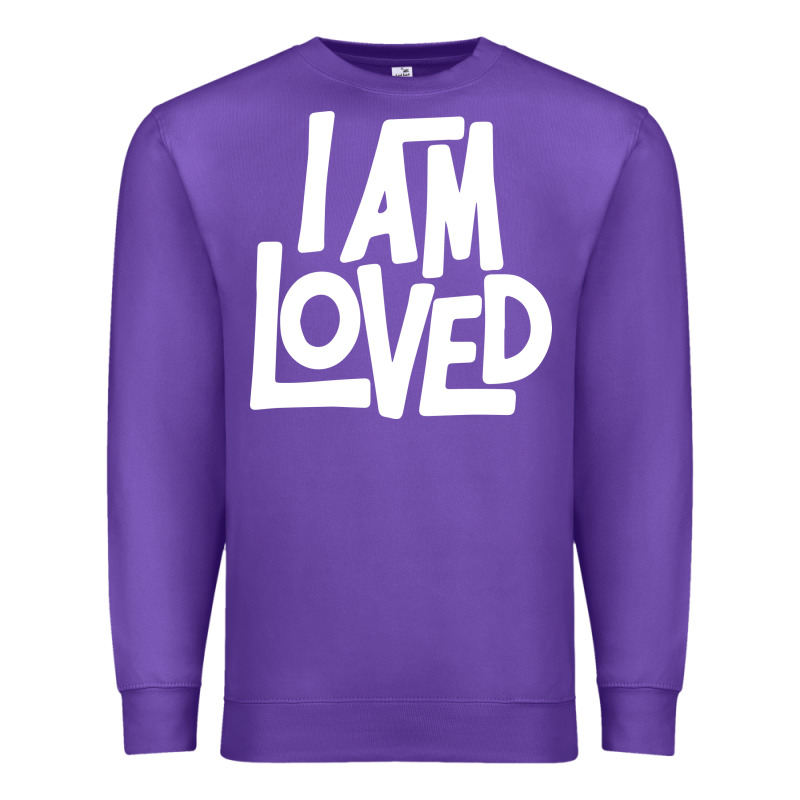 I Am Loved Premium Sweatshirt by linhVisuals | Teevron