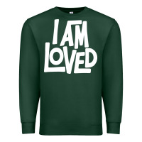 Sports Green i am loved Premium Sweatshirt - linhVisuals