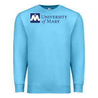 Ocean Blue University of Mary, Apparel Premium Sweatshirt - linhVisuals