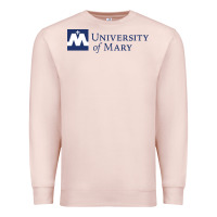 Pale Pink University of Mary, Apparel Premium Sweatshirt - linhVisuals