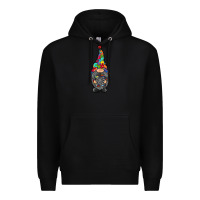 Black gnome autism Premium Hoodie - RacoonDesign