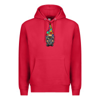 Cardinal gnome autism Premium Hoodie - RacoonDesign