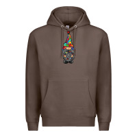 Coffee gnome autism Premium Hoodie - RacoonDesign