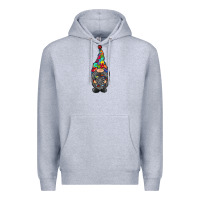 Heather Grey gnome autism Premium Hoodie - RacoonDesign