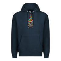 Navy gnome autism Premium Hoodie - RacoonDesign
