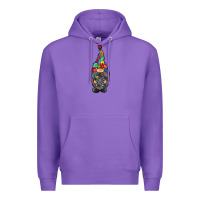 Purple gnome autism Premium Hoodie - RacoonDesign