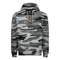 Slate Camo gnome autism Premium Hoodie - RacoonDesign