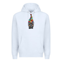White gnome autism Premium Hoodie - RacoonDesign