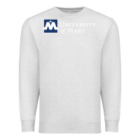 Oatmeal Heather University of Mary, Apparel Premium Sweatshirt - linhVisuals