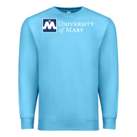 Ocean Blue University of Mary, Apparel Premium Sweatshirt - linhVisuals