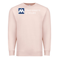 Pale Pink University of Mary, Apparel Premium Sweatshirt - linhVisuals