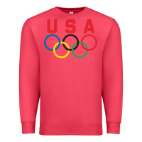 Cardinal OLYMPIC RINGS Premium Sweatshirt - linhVisuals