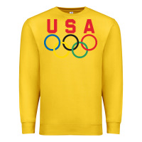 Lemon OLYMPIC RINGS Premium Sweatshirt - linhVisuals