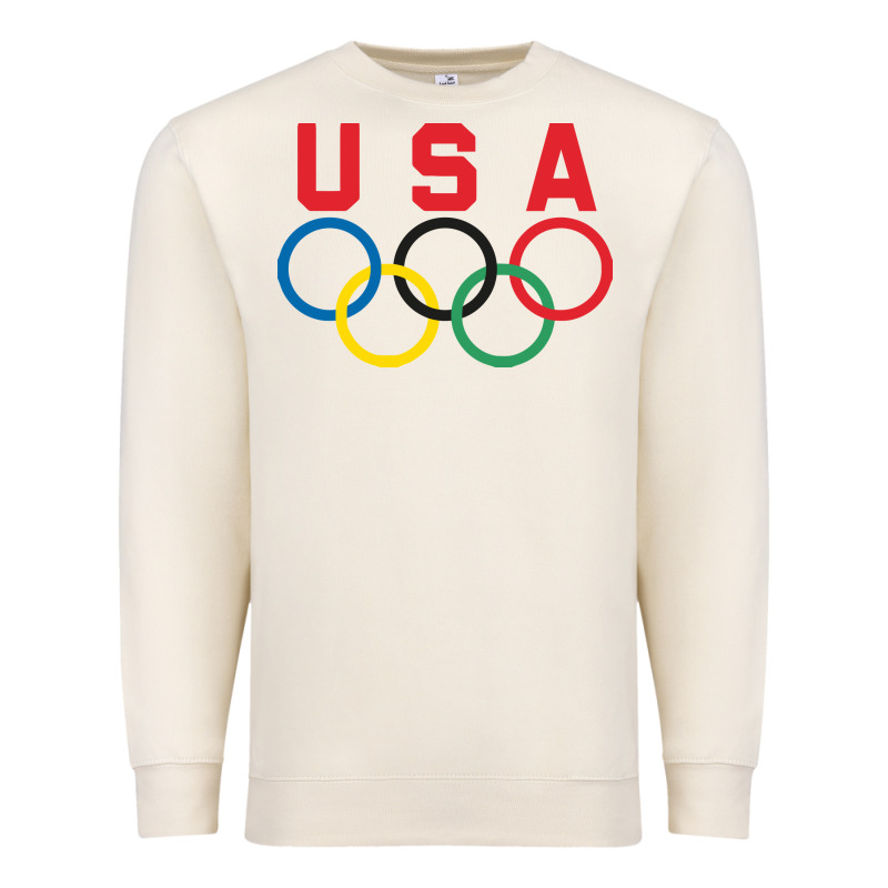 Olympic Rings Premium Sweatshirt by linhVisuals | Teevron