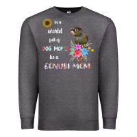 Charcoal Heather funny be a green cheek conure parrot bird mom mother sweatshirt Premium Sweatshirt - linhVisuals