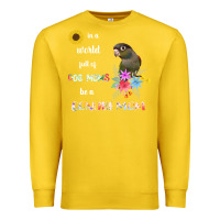 Lemon funny be a green cheek conure parrot bird mom mother sweatshirt Premium Sweatshirt - linhVisuals