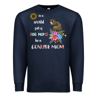 Navy funny be a green cheek conure parrot bird mom mother sweatshirt Premium Sweatshirt - linhVisuals