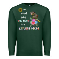 Sports Green funny be a green cheek conure parrot bird mom mother sweatshirt Premium Sweatshirt - linhVisuals