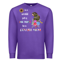 Purple funny be a green cheek conure parrot bird mom mother sweatshirt Premium Sweatshirt - linhVisuals