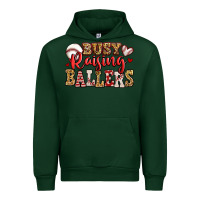 Forest Green busy raising ballers baseball Urban Hoodie - Jasminsmagicworld
