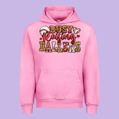 Busy Raising Ballers Baseball Urban Hoodie Designed By Jasminsmagicworld