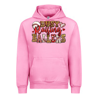 Fuchsia Pink busy raising ballers baseball Urban Hoodie - Jasminsmagicworld