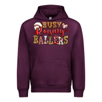 Mauve Wine busy raising ballers baseball Urban Hoodie - Jasminsmagicworld