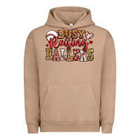 Pigment Burro busy raising ballers baseball Urban Hoodie - Jasminsmagicworld