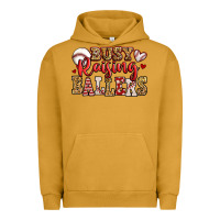 Pigment Peanut Butter busy raising ballers baseball Urban Hoodie - Jasminsmagicworld