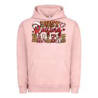 Pigment Salmon busy raising ballers baseball Urban Hoodie - Jasminsmagicworld
