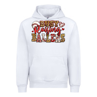 White busy raising ballers baseball Urban Hoodie - Jasminsmagicworld