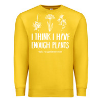 Lemon i think i have enough plants Premium Sweatshirt - linhVisuals