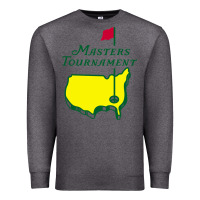 Charcoal Heather MASTERS TOURNAMENT GOLF Premium Sweatshirt - linhVisuals