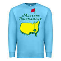 Ocean Blue MASTERS TOURNAMENT GOLF Premium Sweatshirt - linhVisuals