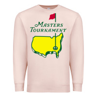 Pale Pink MASTERS TOURNAMENT GOLF Premium Sweatshirt - linhVisuals